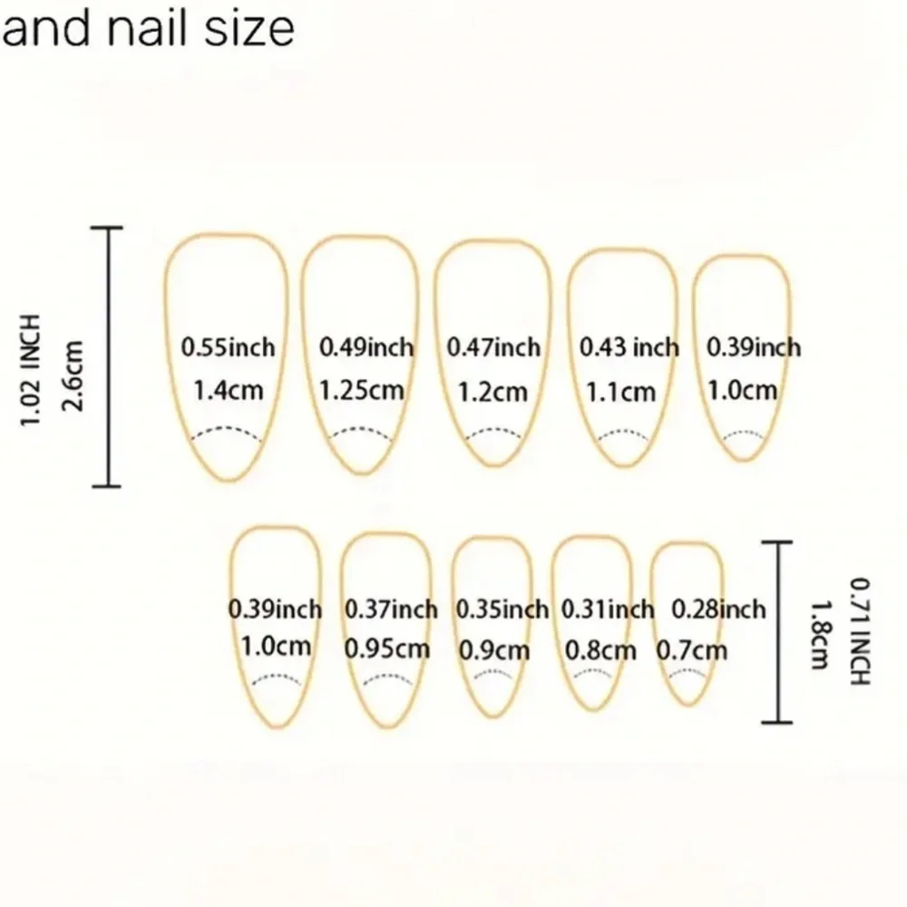 ✨24pcs-Orange Gradient Press-On Nails✨ So easy to put on